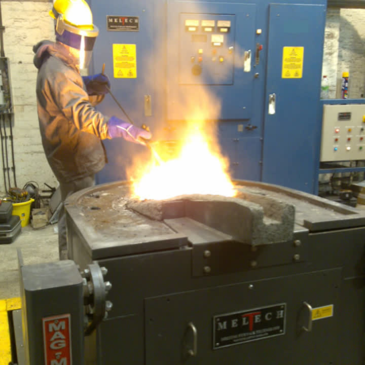 Meltech induction furnace